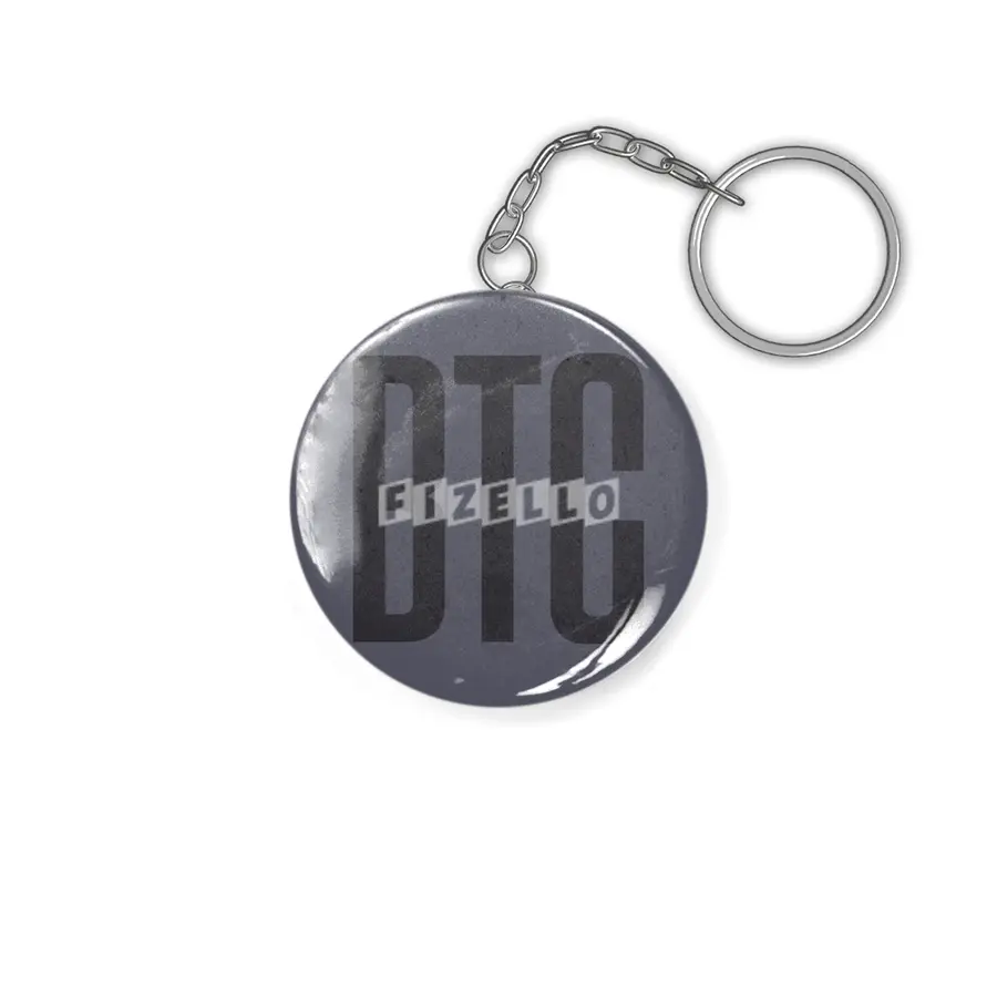 BTC Bitcoin - Crypto Code Transparent Black 50% Anahtarlık