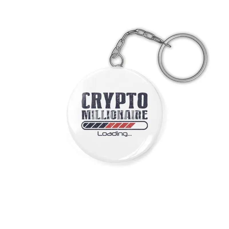 Crypto Millionaire Funny Bitcoin Crypto Anahtarlık