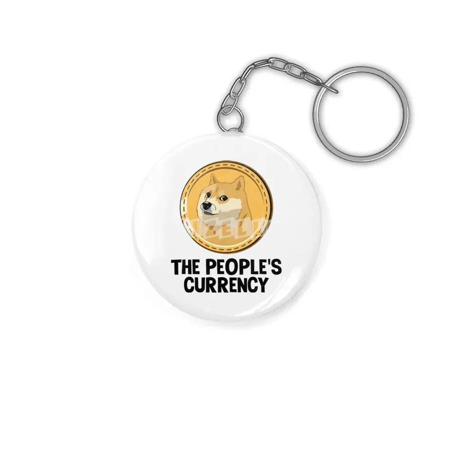 The Peoples Currency Funny Crypto Cryptocurrency Anahtarlık