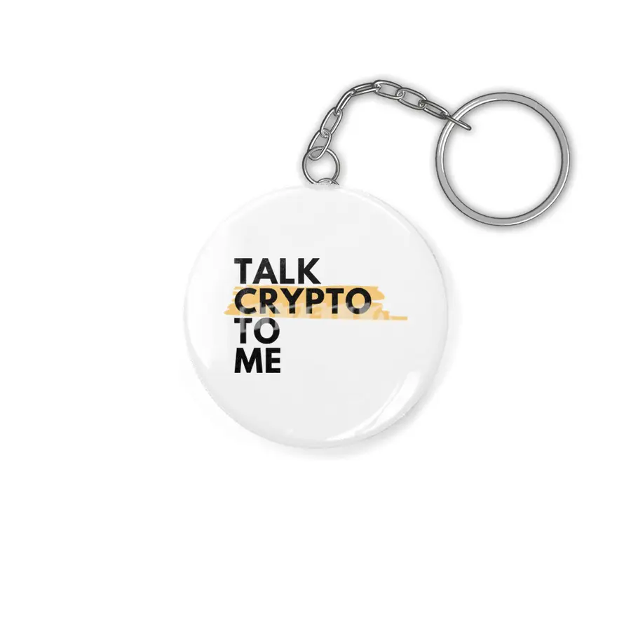 Talk Crypto To Me Anahtarlık