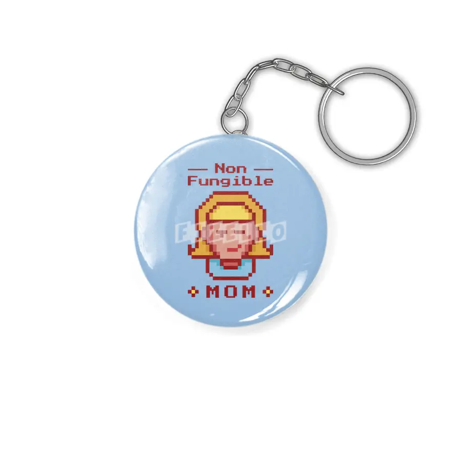 NFT Non-Fungible Mom  Crypto Art Token Mother's Day Anahtarlık