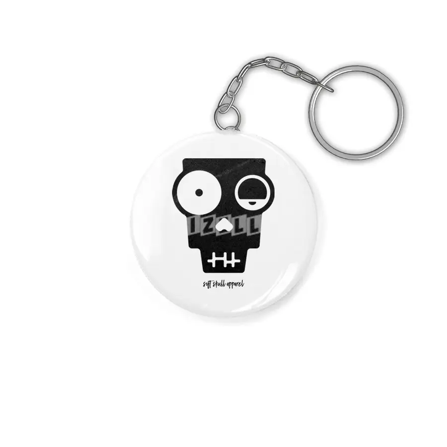 Soft Skull Zombie One in Black Anahtarlık