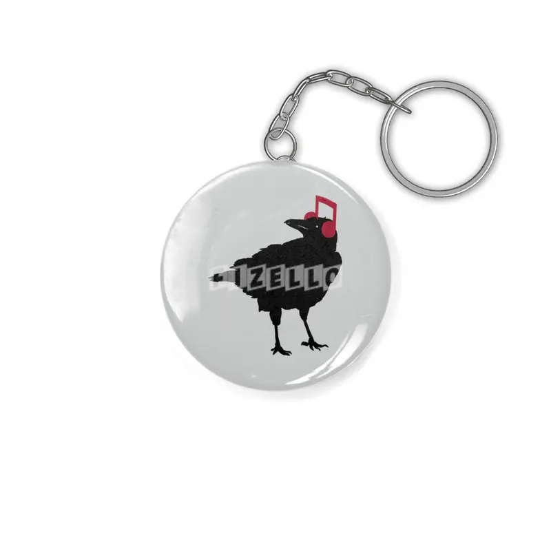 Music Bird Crow Musical Note Anahtarlık
