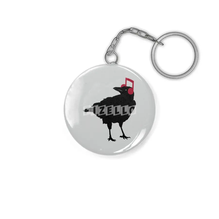 Music Bird Crow Musical Note Anahtarlık