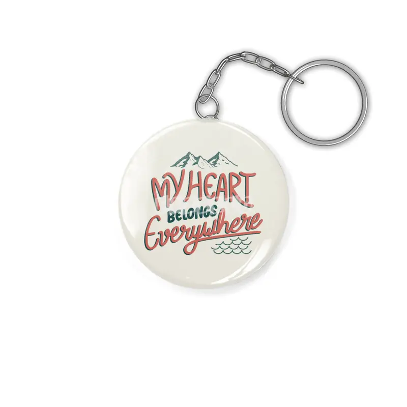 My Heart Belongs Everywhere Anahtarlık
