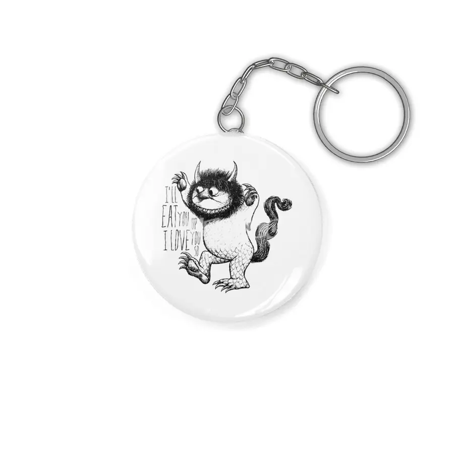 Where The Wild Things Are - I'll Eat You Up I Love You So Anahtarlık