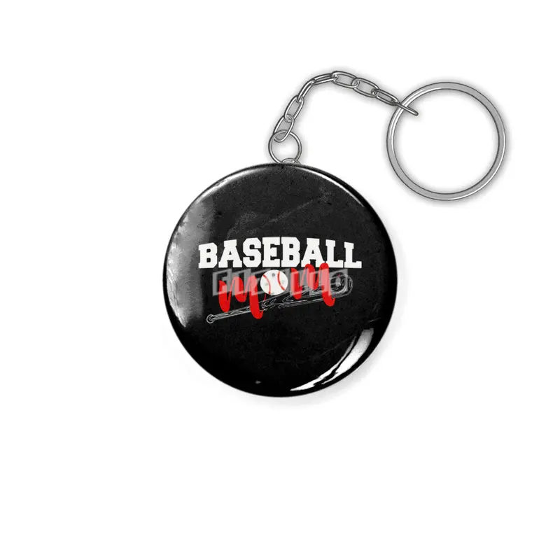 Baseball Mom Shirt for the mother Anahtarlık