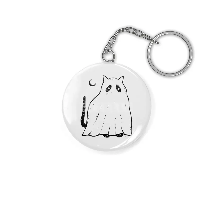 Ghost Cat Anahtarlık