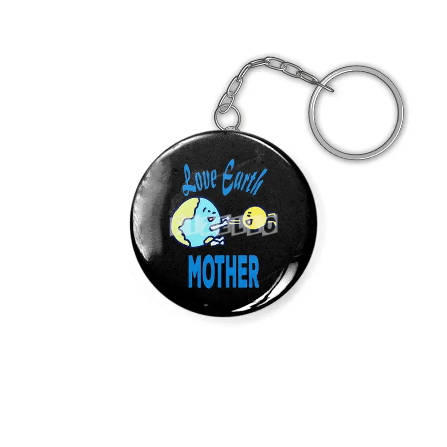 Love Earth Mother - Happy Earth Day gift mothers Anahtarlık