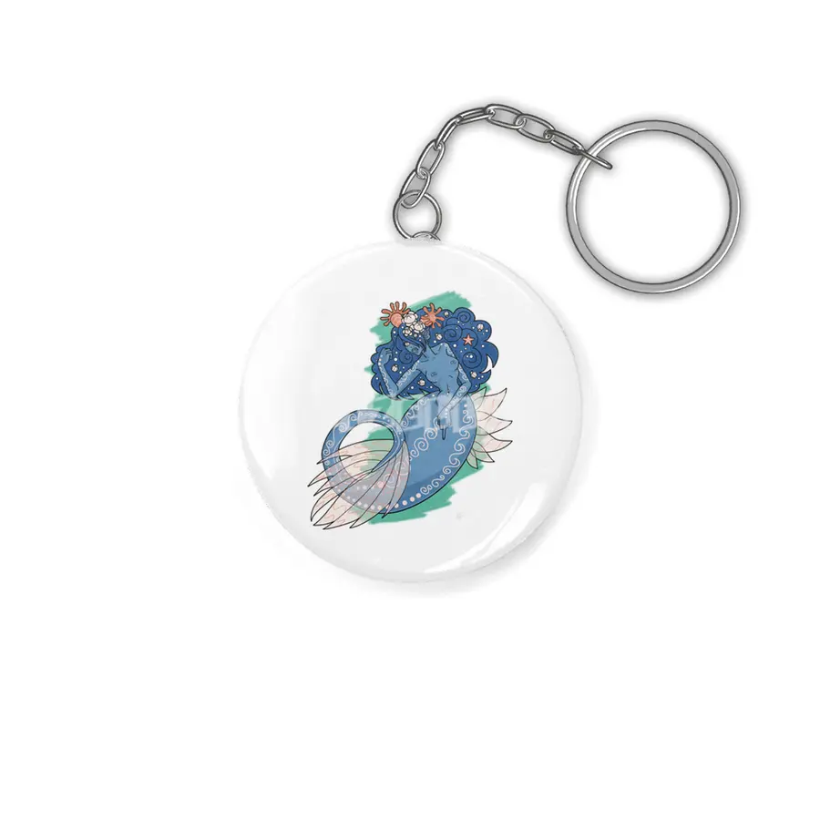 Mermaid Grabs Back Anahtarlık