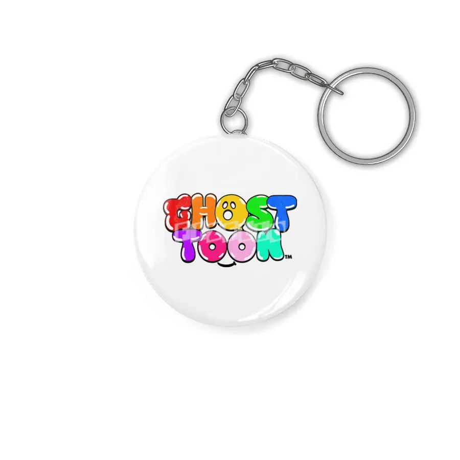 GHOSTTOON™ Series Logo Colorful Bubble Graffiti Tee Shirt Anahtarlık