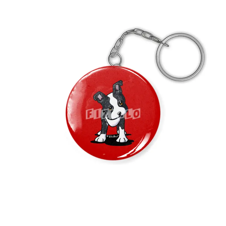 KiniArt Boston Terrier Anahtarlık