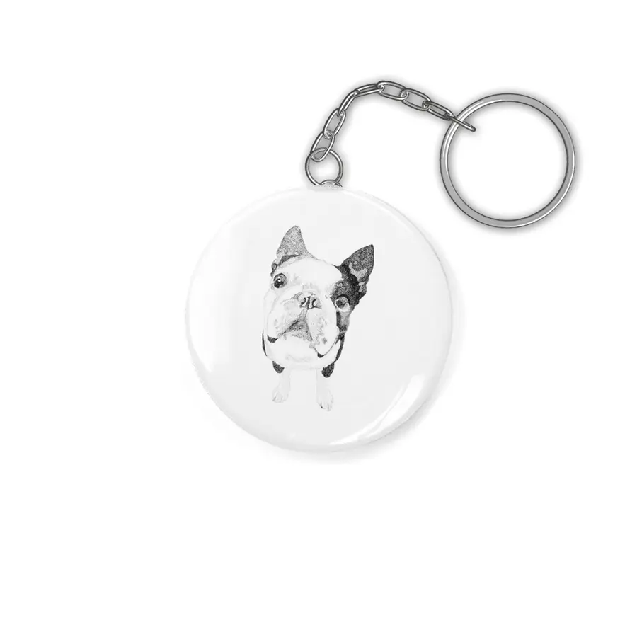 Boston Terrier Anahtarlık
