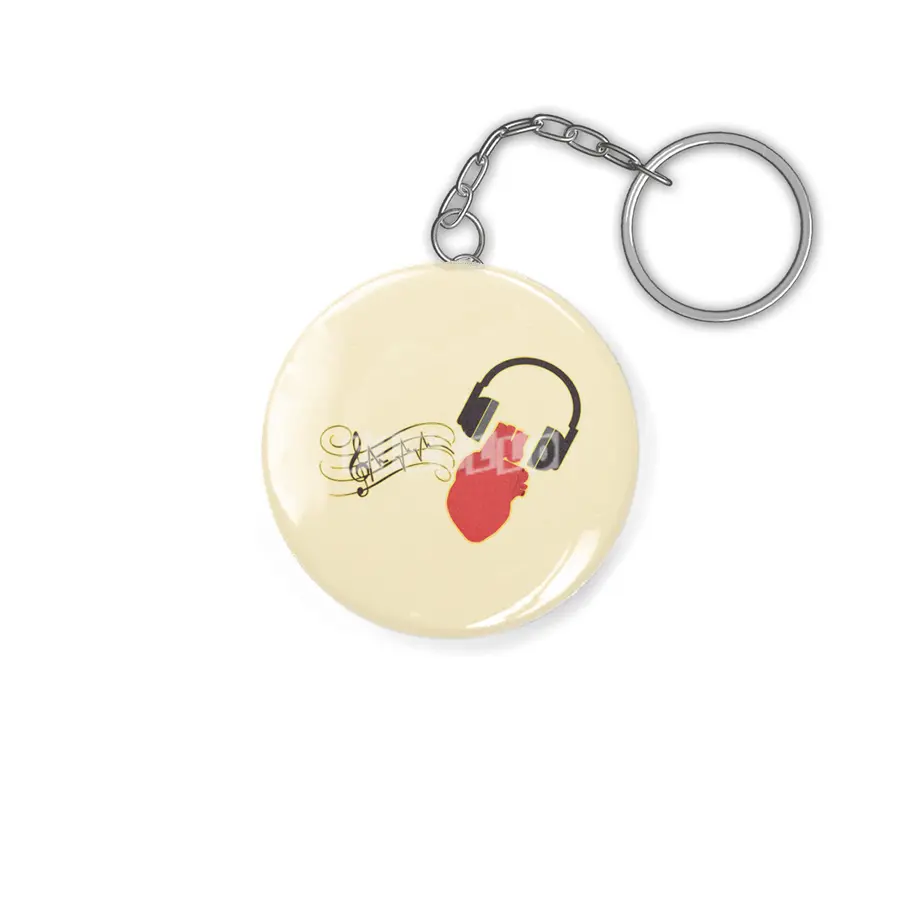 Musical heartbeat Anahtarlık