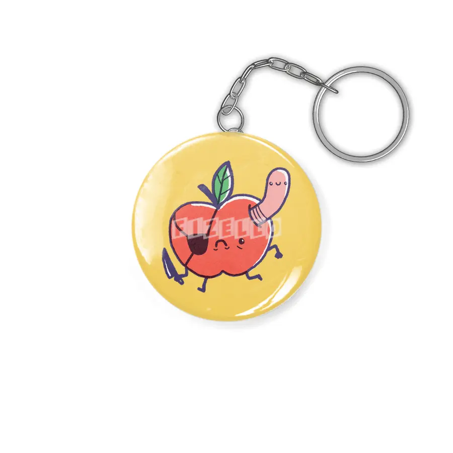 An apple a day Anahtarlık