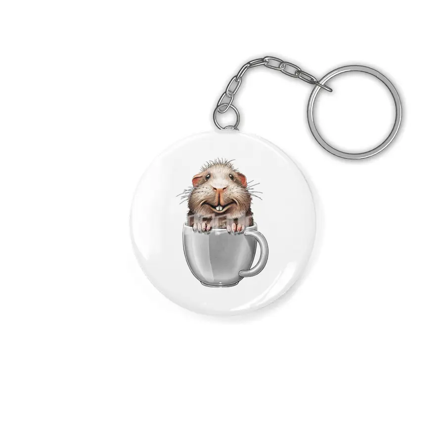 Guinea Pigs In The Cup Anahtarlık