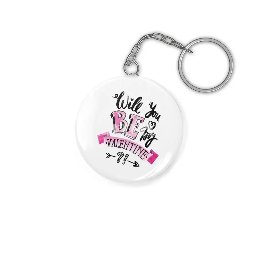 Will you be my Valentine?! Anahtarlık