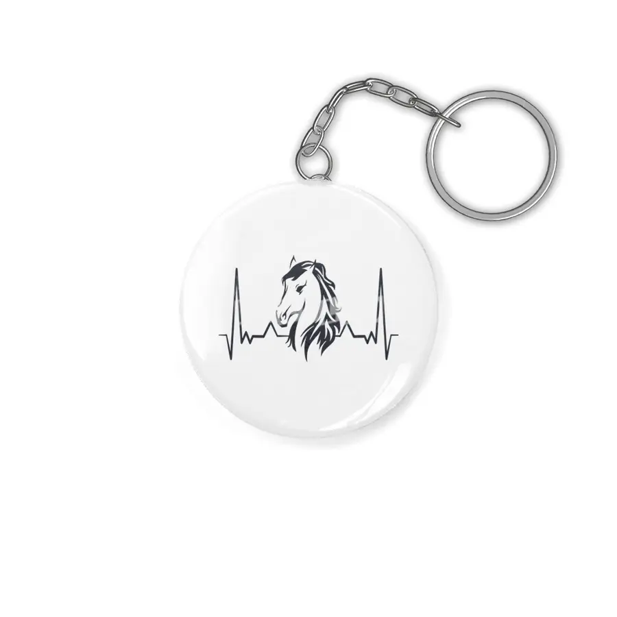 Horse Lover Heartbeat for Horse Lovers Anahtarlık