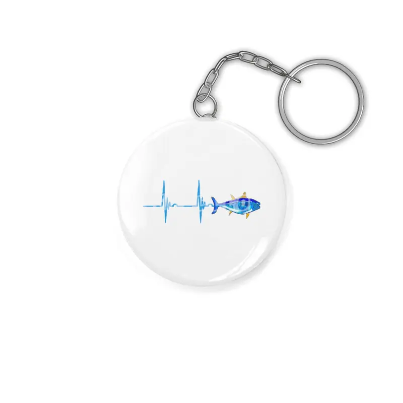 bluefin tuna heartbeat Anahtarlık