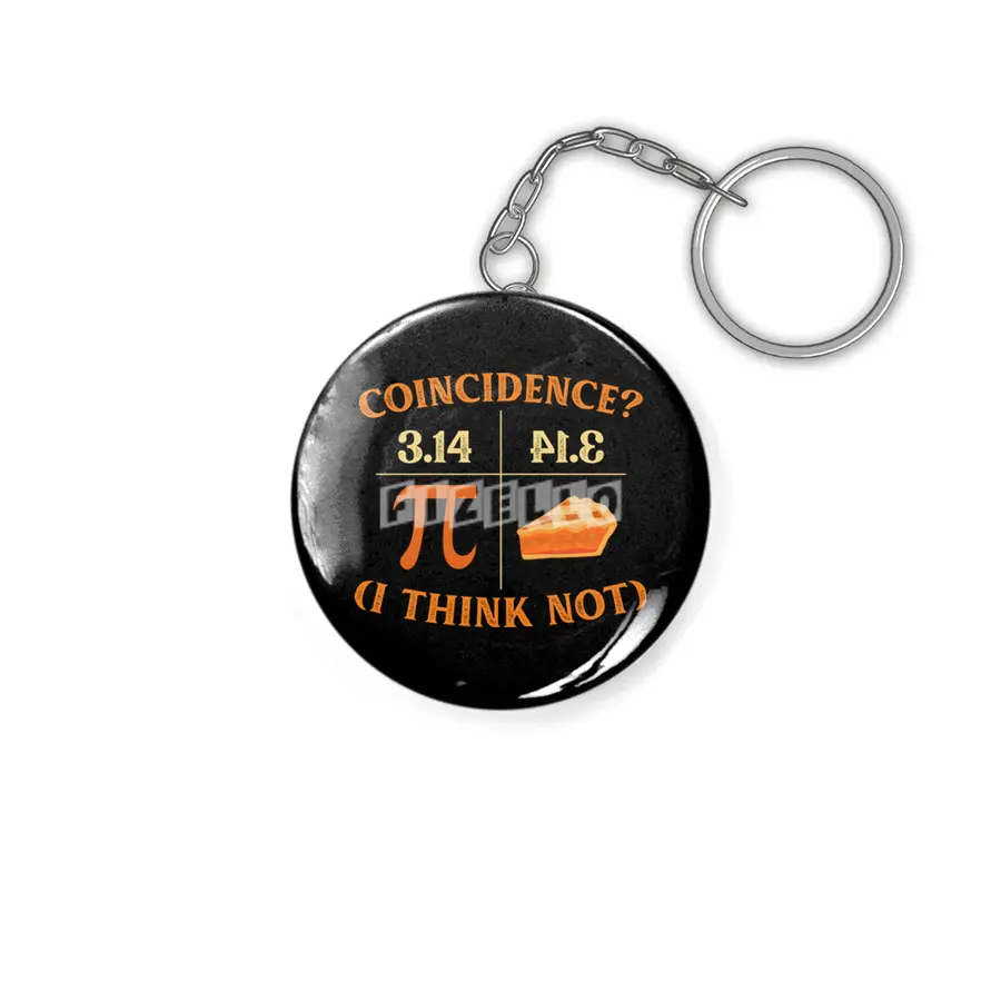 Funny Pi Day Match Teacher Geek Science Anahtarlık