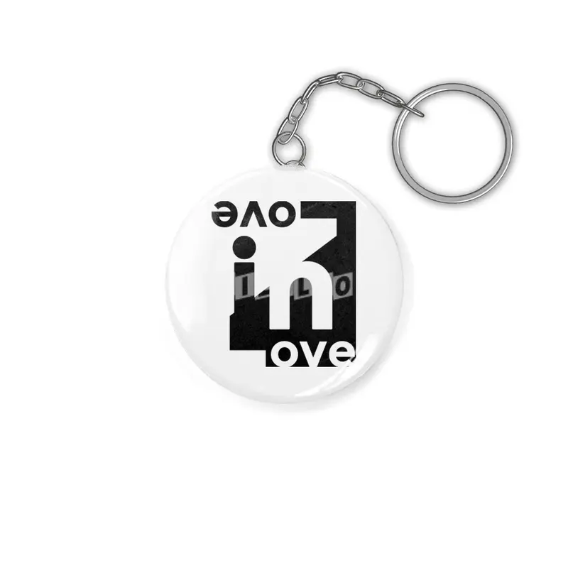 Black-Love in Love-Couple-Man-Octerson Anahtarlık
