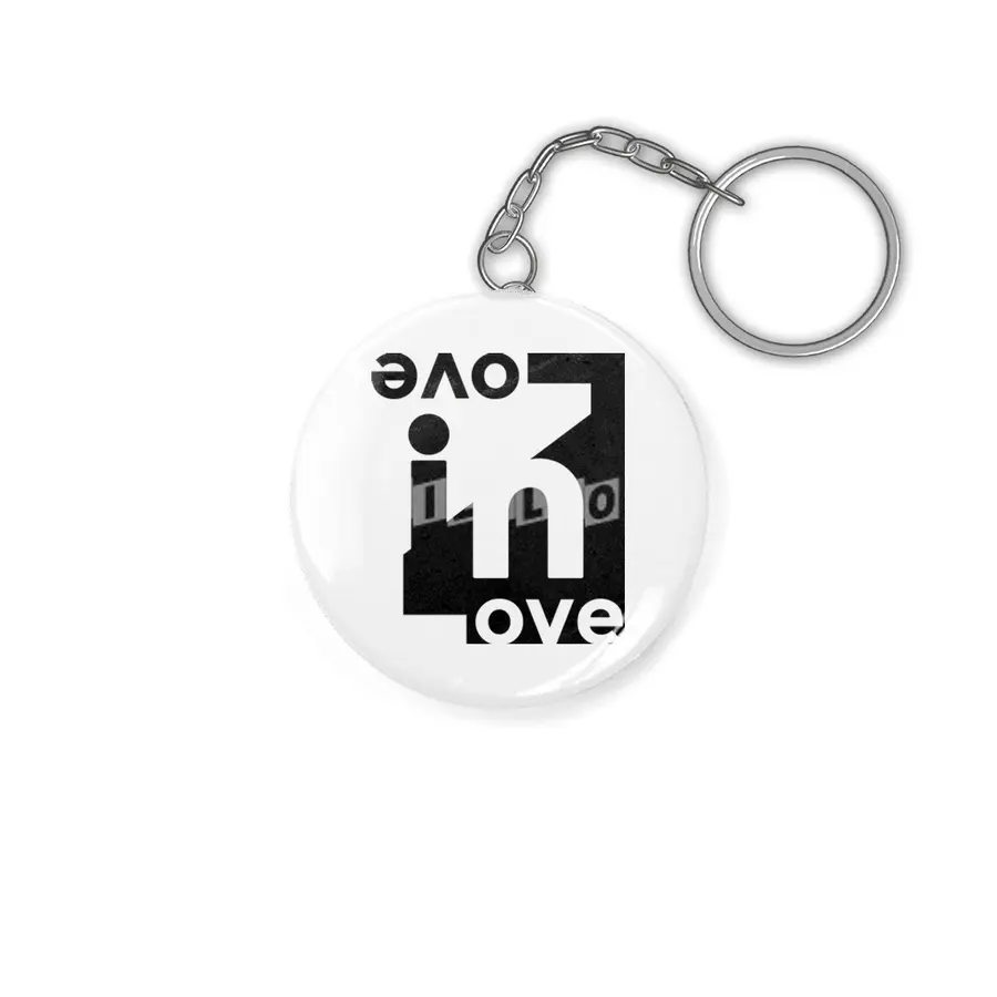 Black-Love in Love-Couple-Man-Octerson Anahtarlık