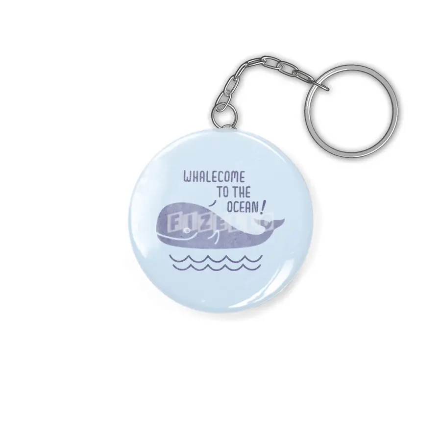 Whalecome to the Ocean Anahtarlık