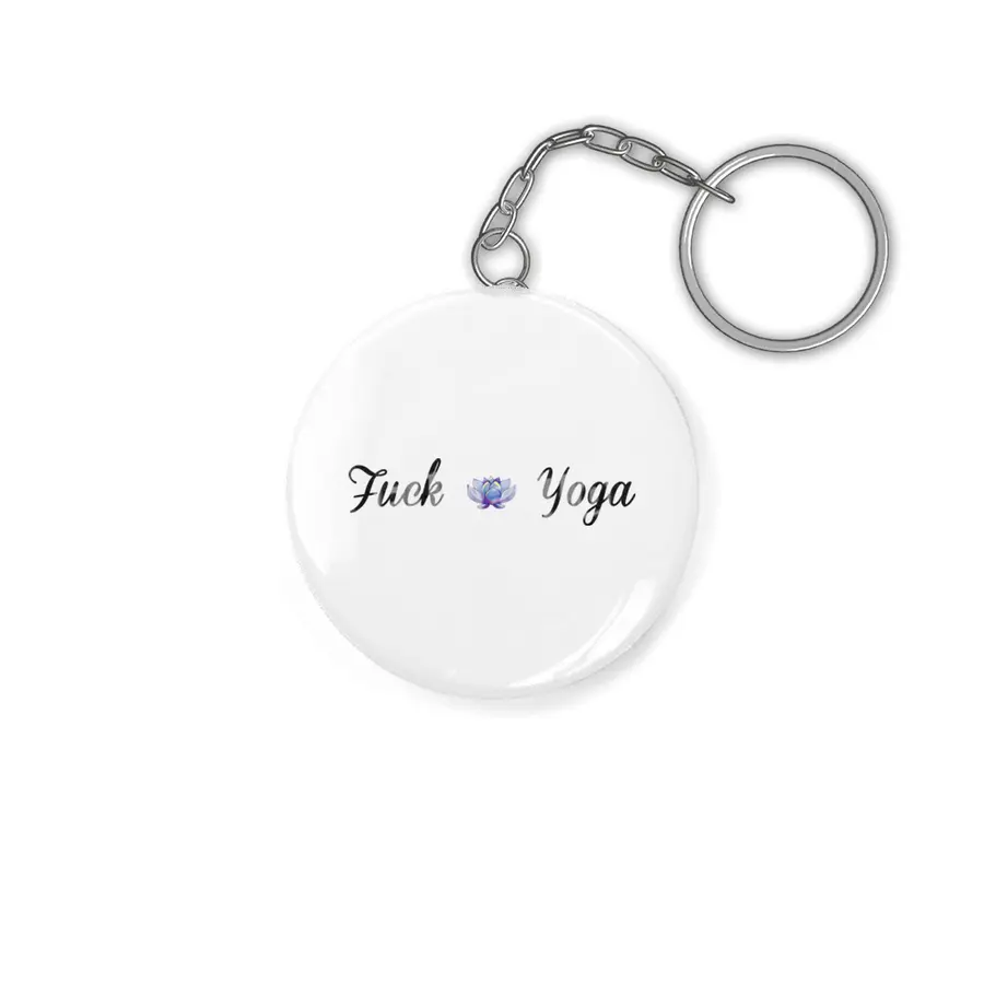Fuck Yoga Anahtarlık