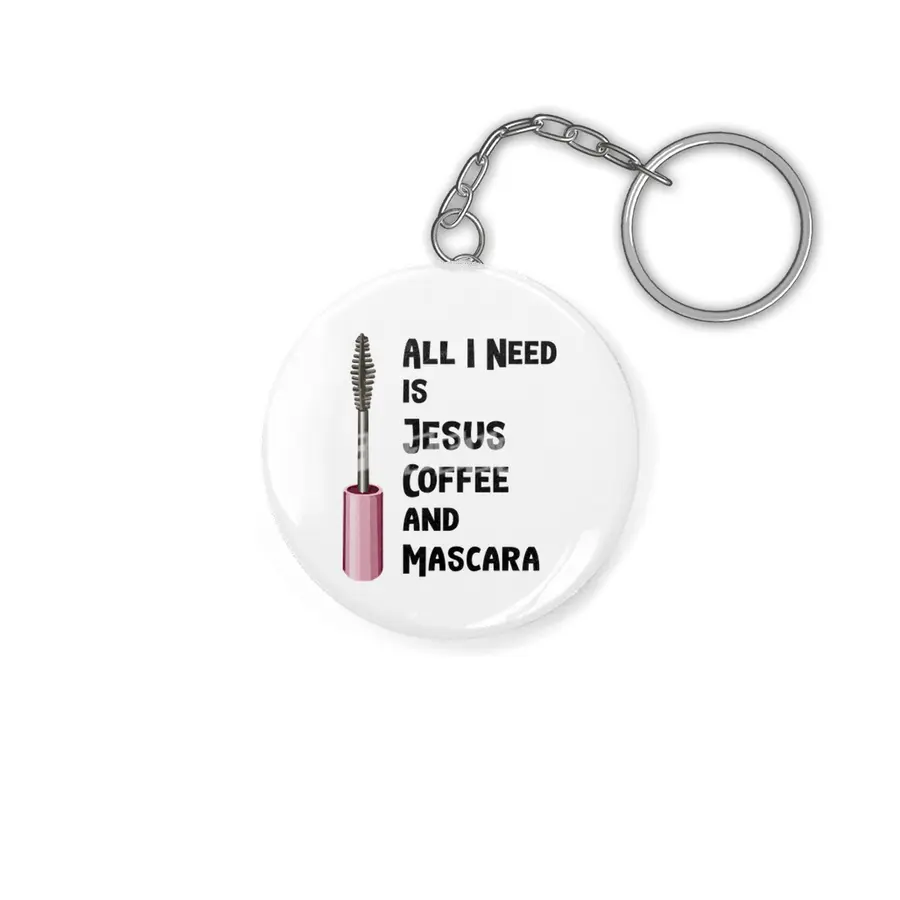 All I Need Is Jesus And Coffee Christian Anahtarlık