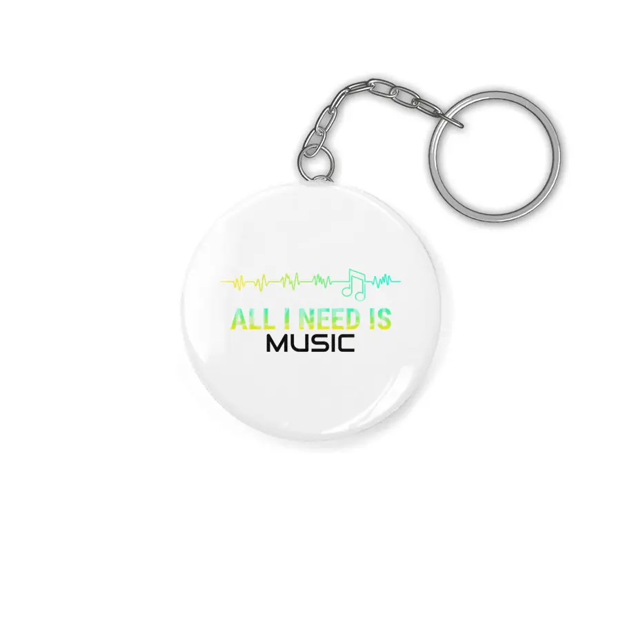 All I Need Is Music Anahtarlık