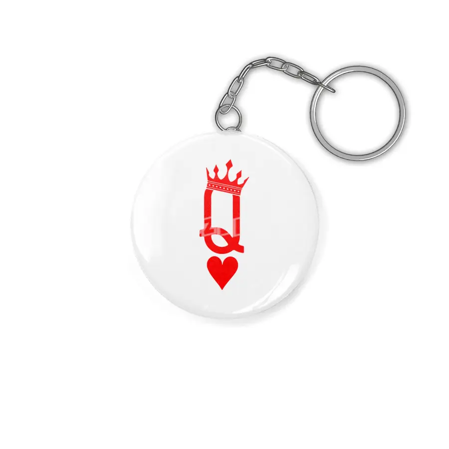 Queen Of Hearts Anahtarlık