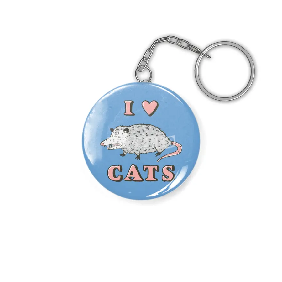 I heart cats Anahtarlık