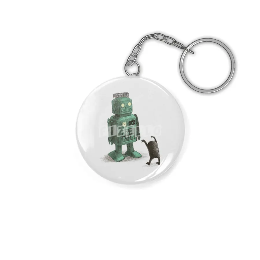 Robot Vs Alien Anahtarlık