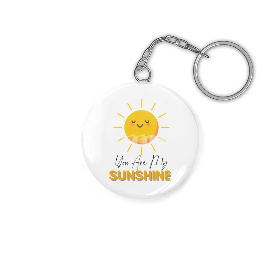 You Are My Sunshine Onesie® Baby Gift - Cute Spring Time Baby Clothes - Sunshine Baby shower for Boy Anahtarlık