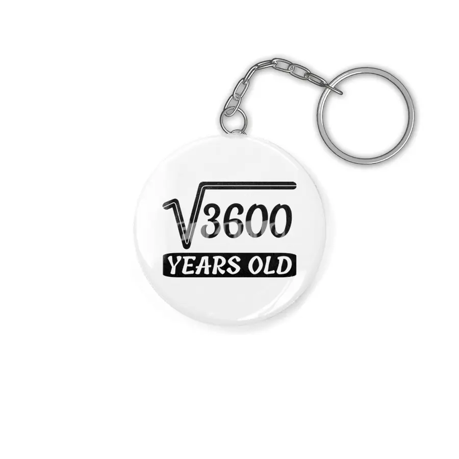 3600 years old birthday t-shirt Anahtarlık