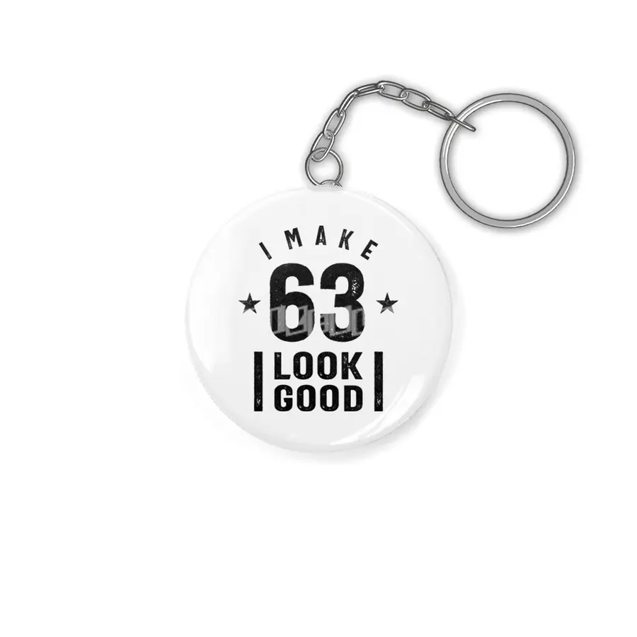 63 Year Old Gift | 63rd Birthday Gift Ideas - Mens and Womens Anahtarlık