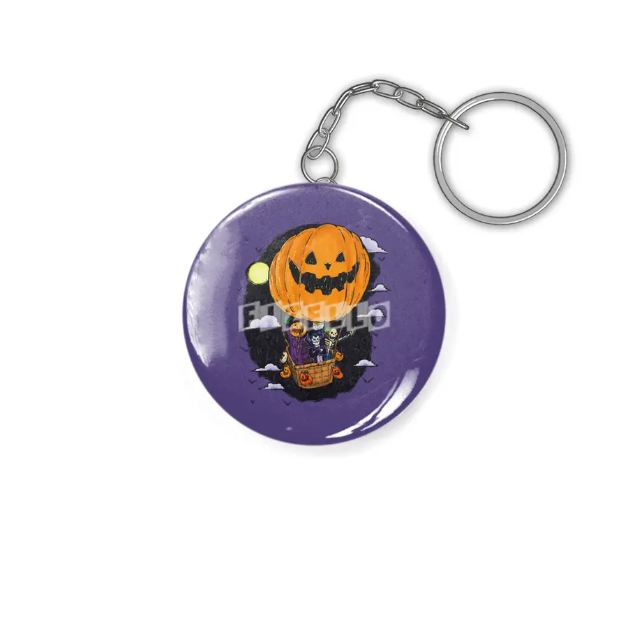 Pumpkin Hot Air Balloon Anahtarlık