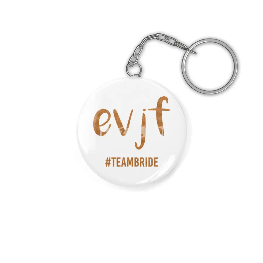 EVJF Team Bride Wedding Gift Anahtarlık