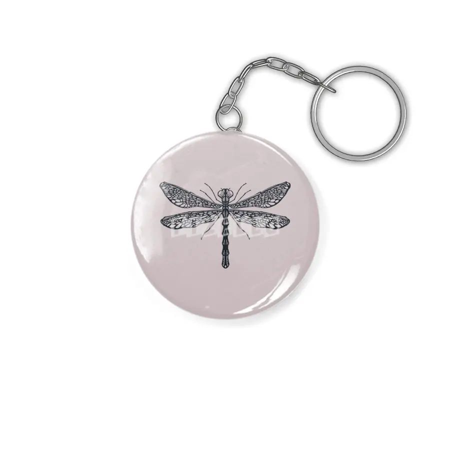 Dragonfly illustration Anahtarlık
