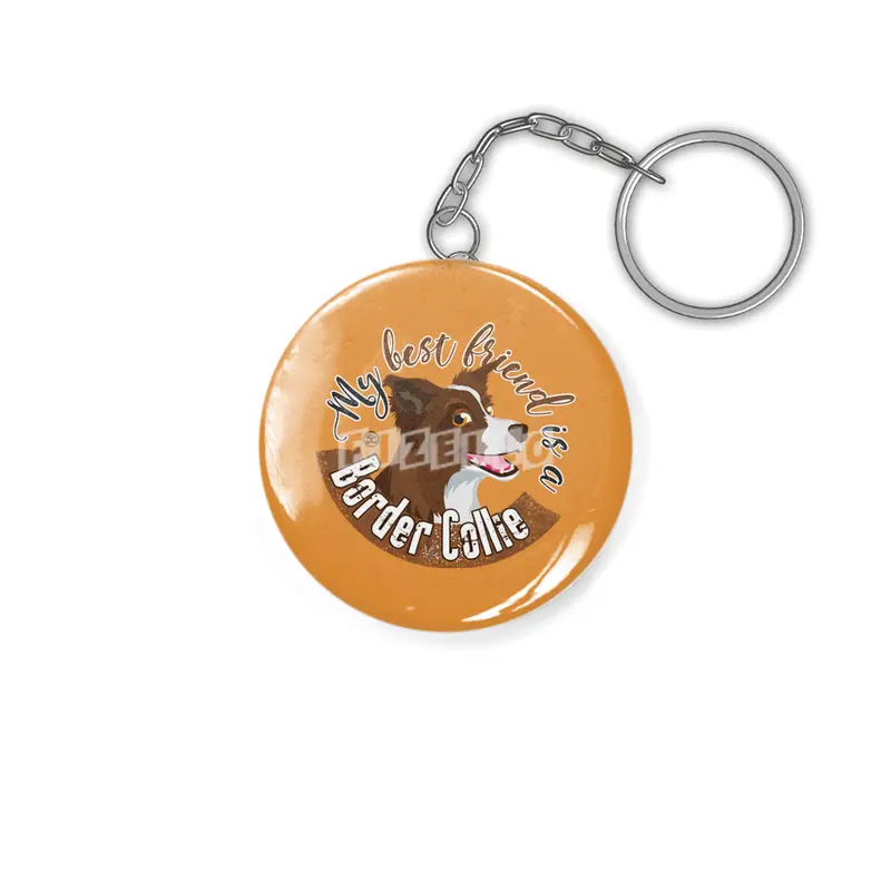 My Best Friend is a... Border Collie - Brown Anahtarlık