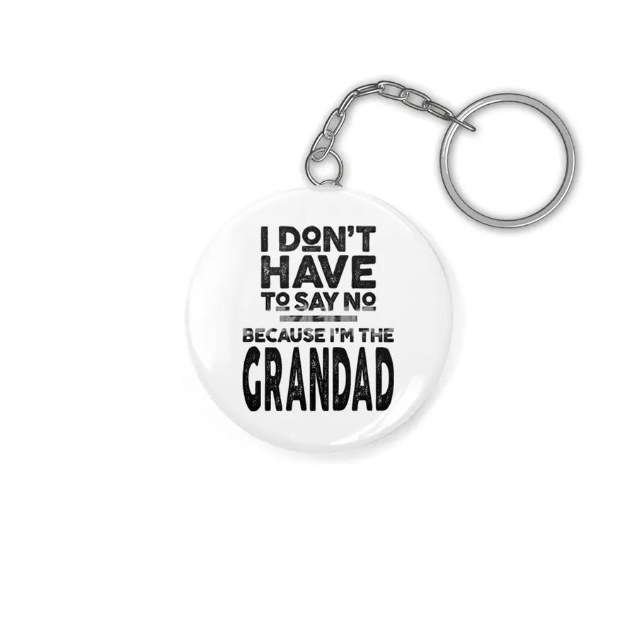 Happiness is Being a Granddad Gifts Anahtarlık