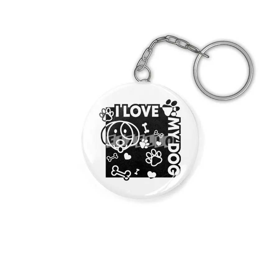 Cute lovely gift for dog lovers | I love my dog Anahtarlık