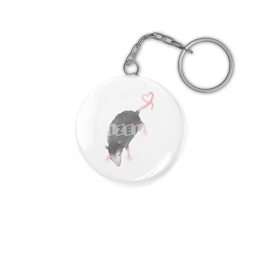 Lovely Possum Sticker Anahtarlık