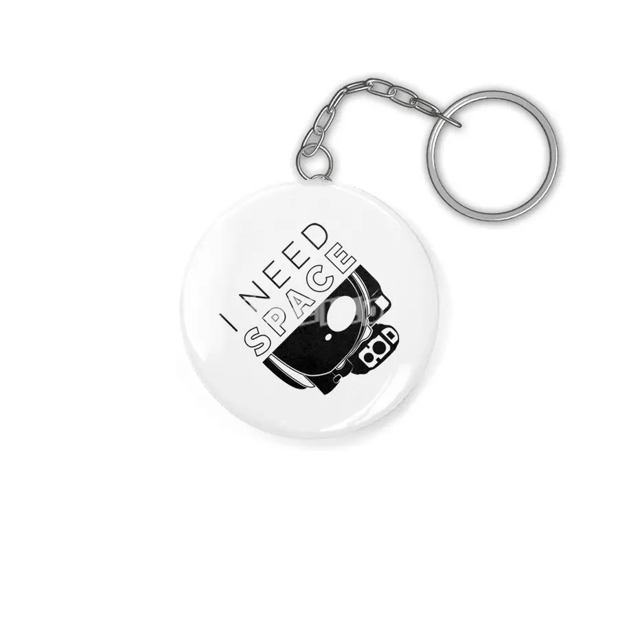 I Need Space - Black Anahtarlık