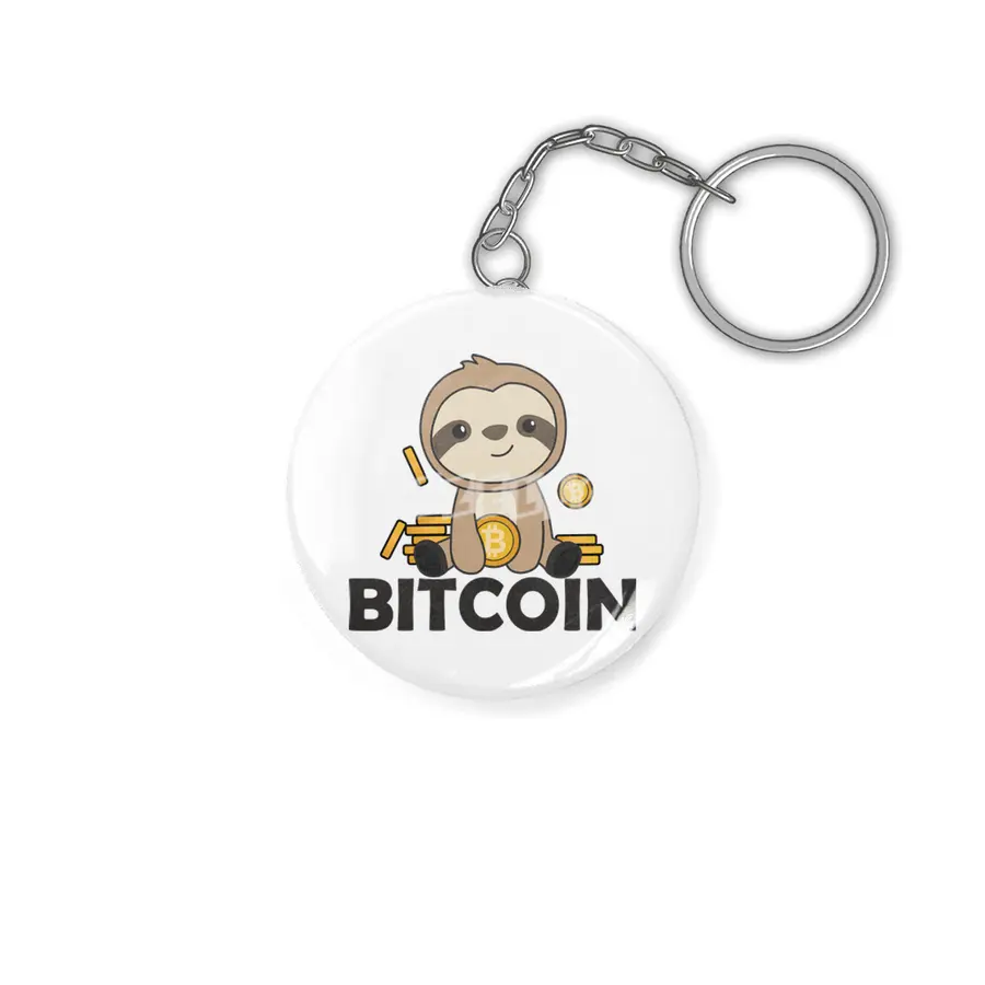 Bitcoin Faultier Coins Hold Digital Currency Anahtarlık