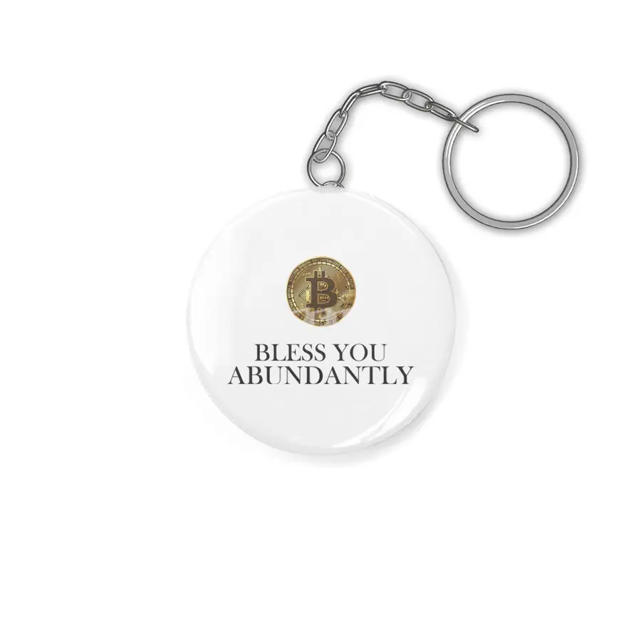 Bitcoin Bless You Abundantly Anahtarlık