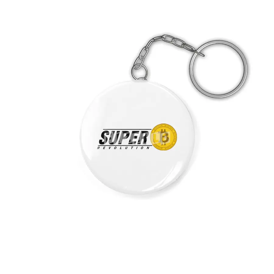 Super Revolution Bitcoin Anahtarlık