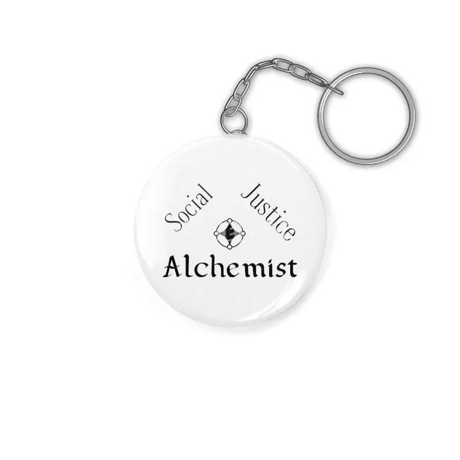Social Justice Alchemist - Black Anahtarlık
