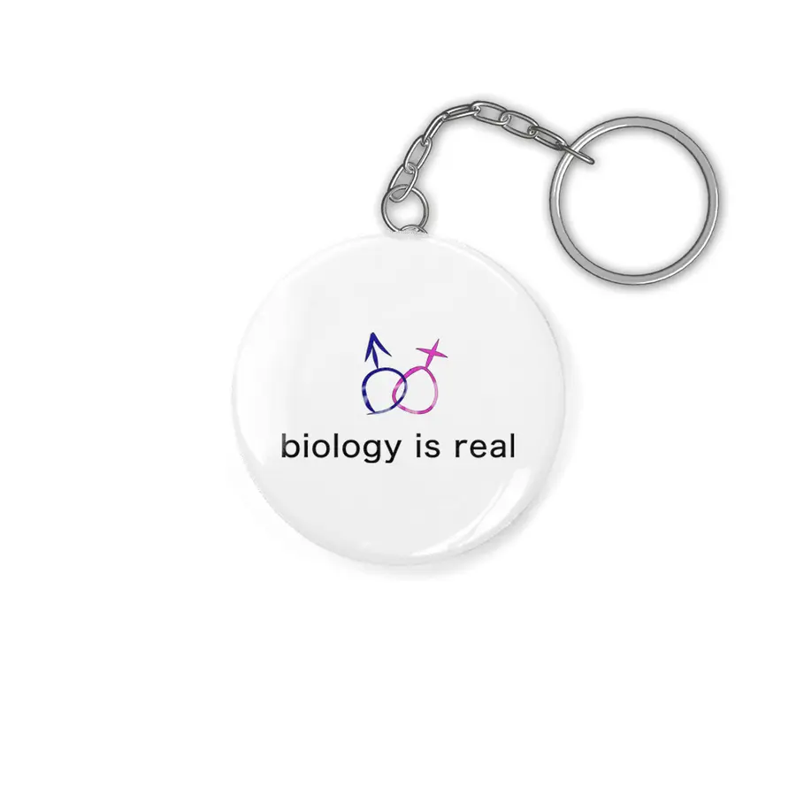 biology is real Anahtarlık