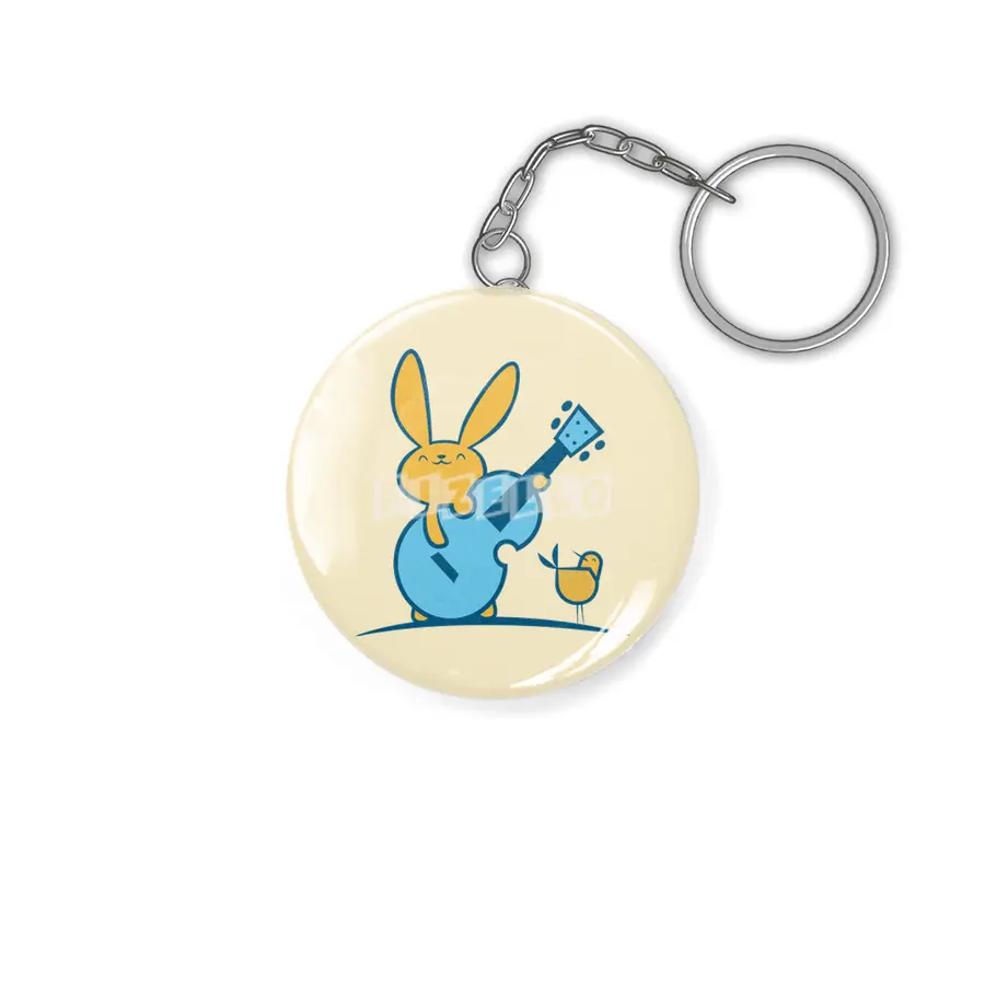 Bass Bunny and the Bird Anahtarlık
